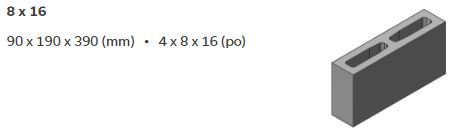 Dimensions Colosseo 8-16